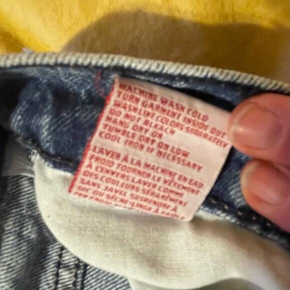 REVICE Denim V Cut Waistband Low Waist Cutoff Micro Shorts Size 26 Y2K Boho - Picture 4 of 10